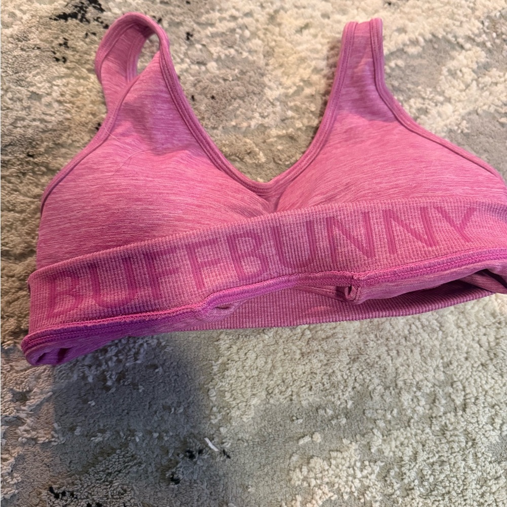 BuffBunny Heathered Pink BBL Sports Bra size S - Picture 3 of 4